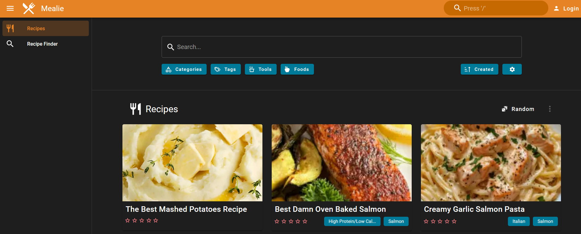 Mealie Recipe Manager